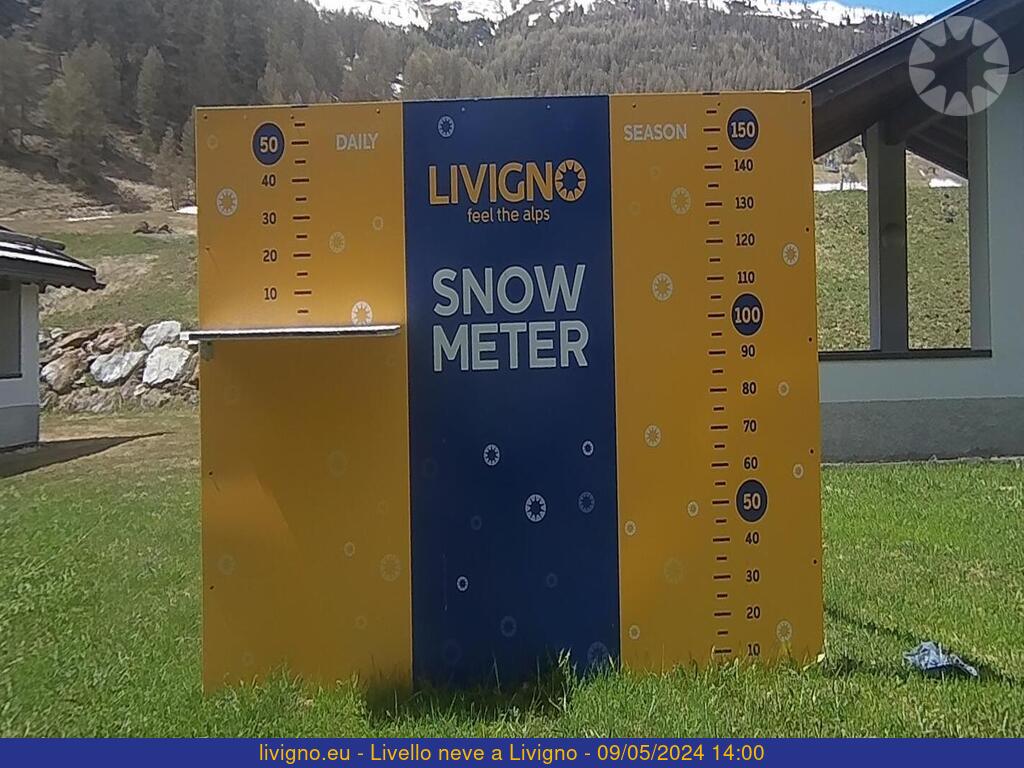 Livigno webcam - snow meter